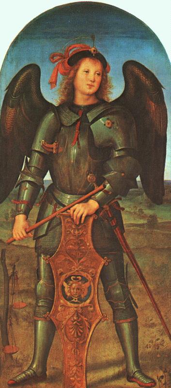 Pietro Perugino St.Michael Germany oil painting art
